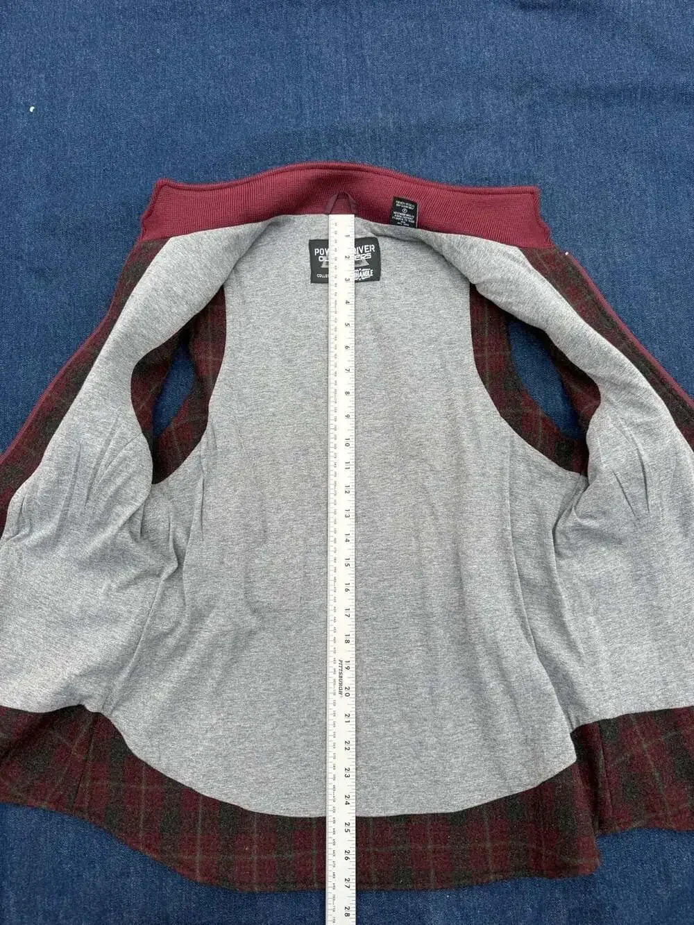 Powder River Outfitters Plaid Wool Blend Western Vest - Picture 5 of 13
